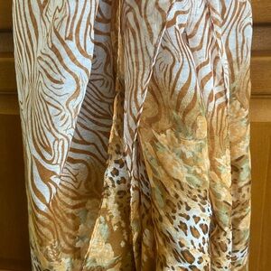 Animal print scarf/wrap to complete your outfit 
40”X70”